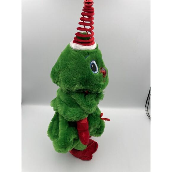 Dandee CHRISTMAS TREE Singing Animated Plush Light-Up Figure Springy Hat -WORKS - Picture 8 of 10